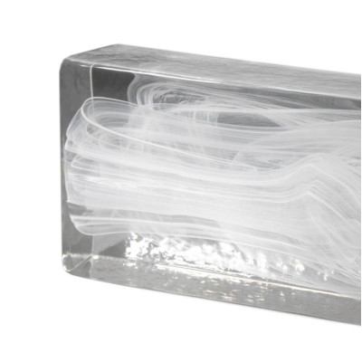 WHITE Glass Brick
