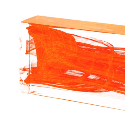 ORANGE Glass Brick