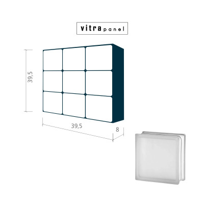 VITRA PANEL 3x3 CM
